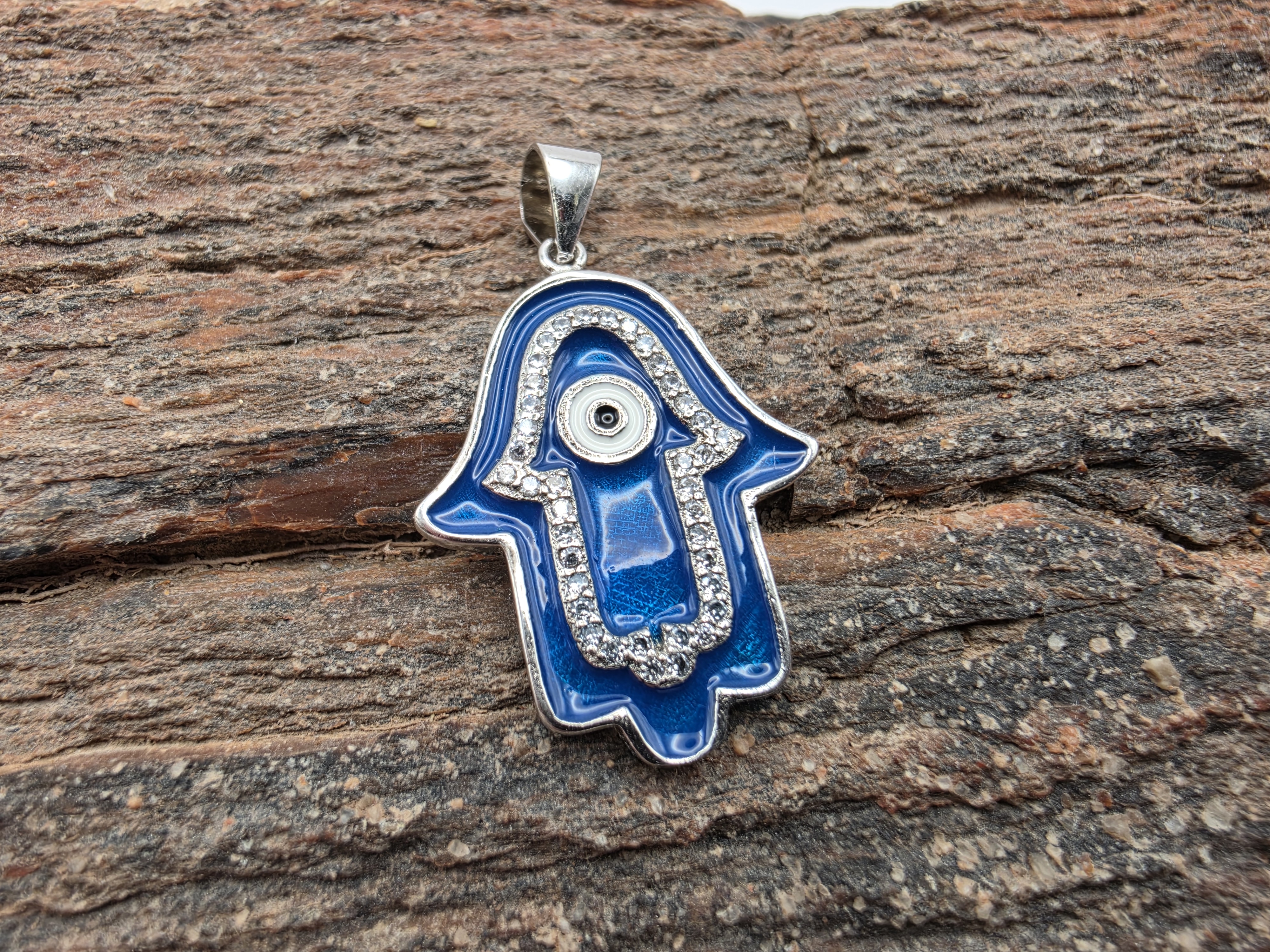 Sterling Silver Hamsa Pendant