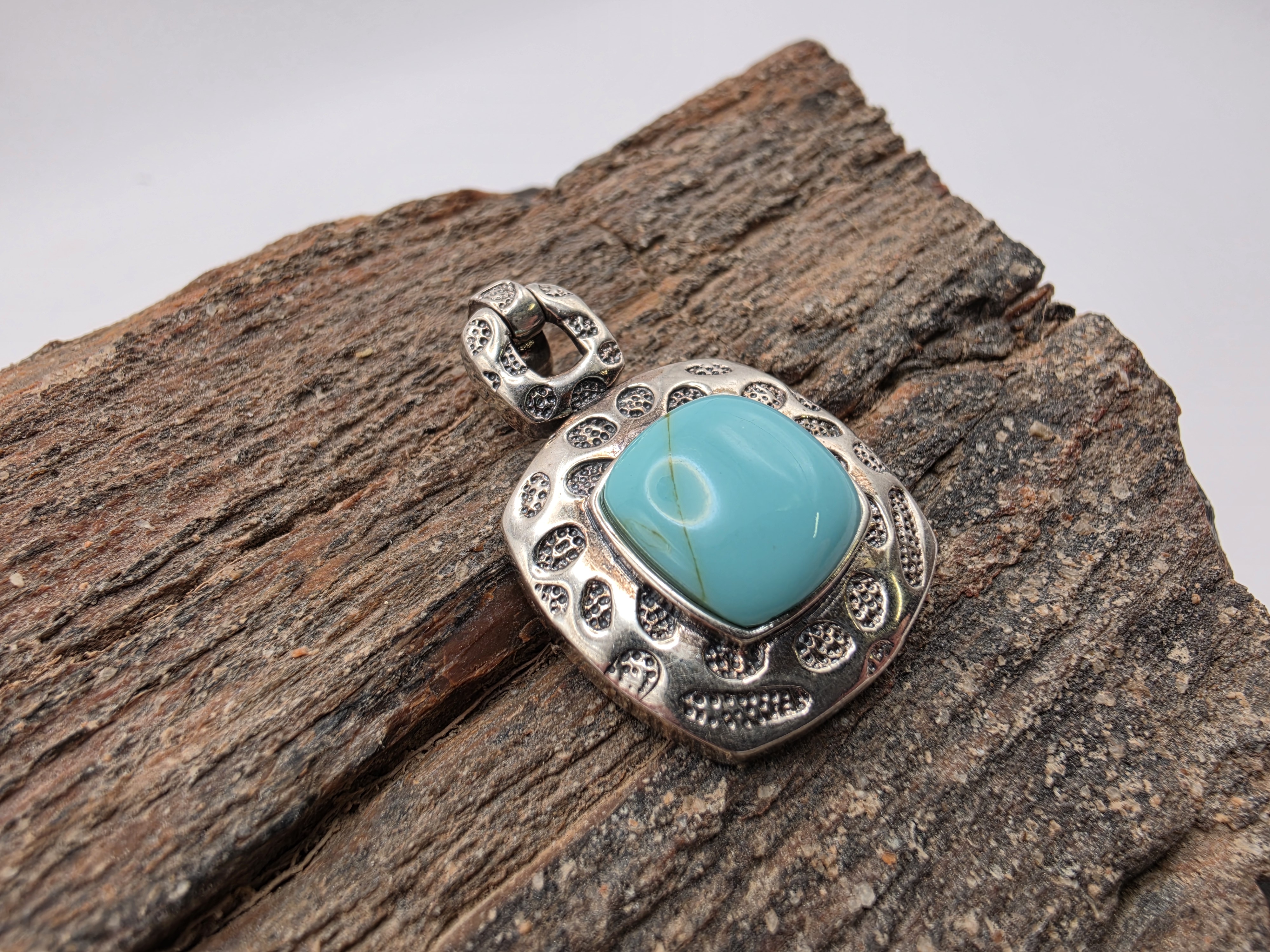 Sterling Silver Turquoise Pendant