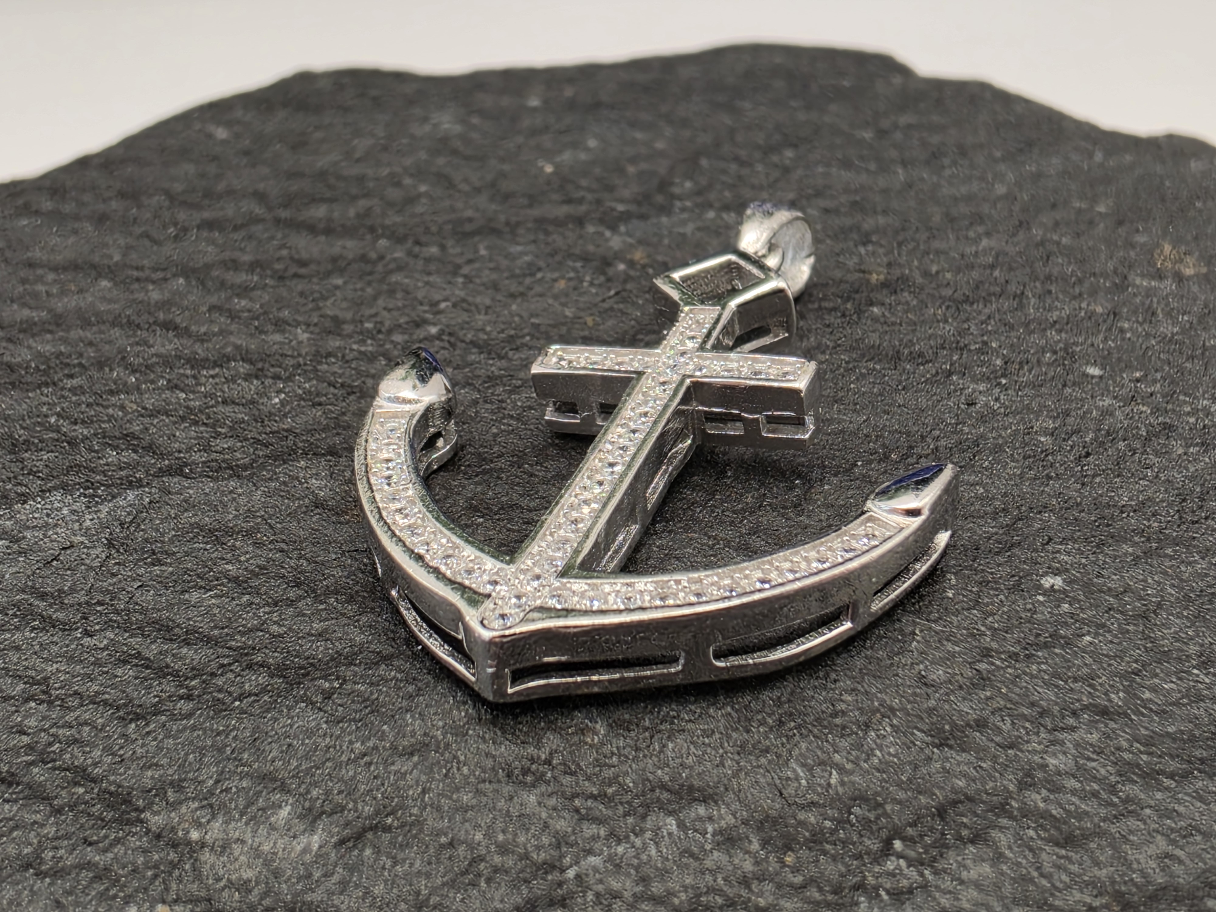 Sterling Silver Anchor Pendant