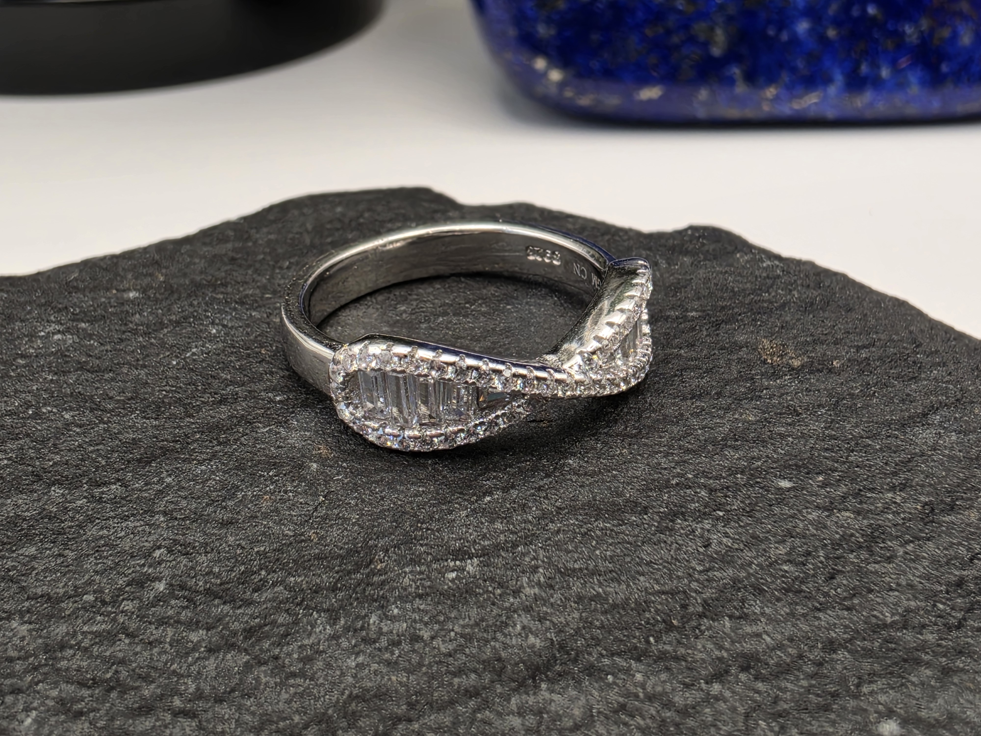 925 Sterling Silver Textured Ring