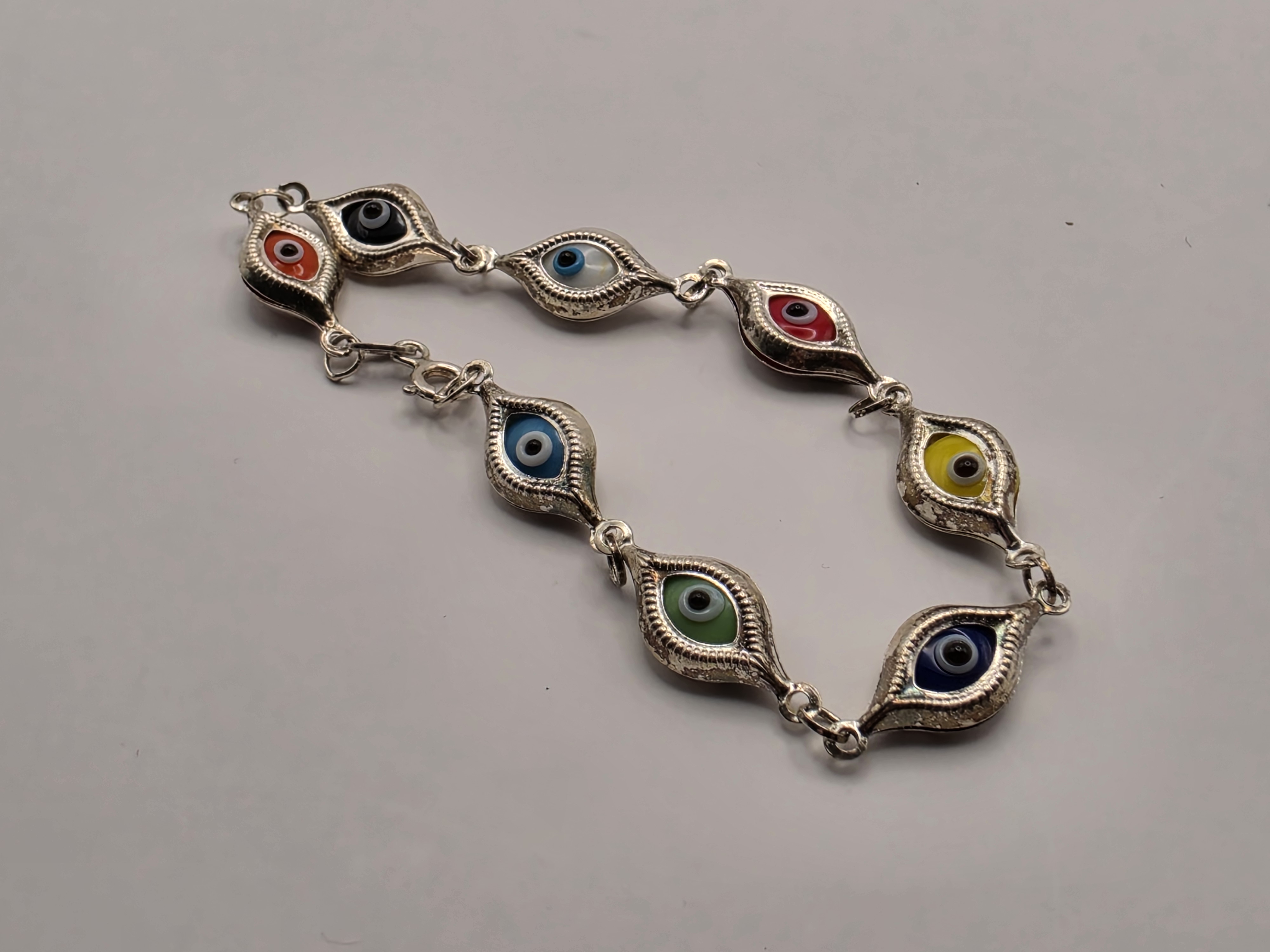 925 Sterling Silver Multi-Stone Bracelet