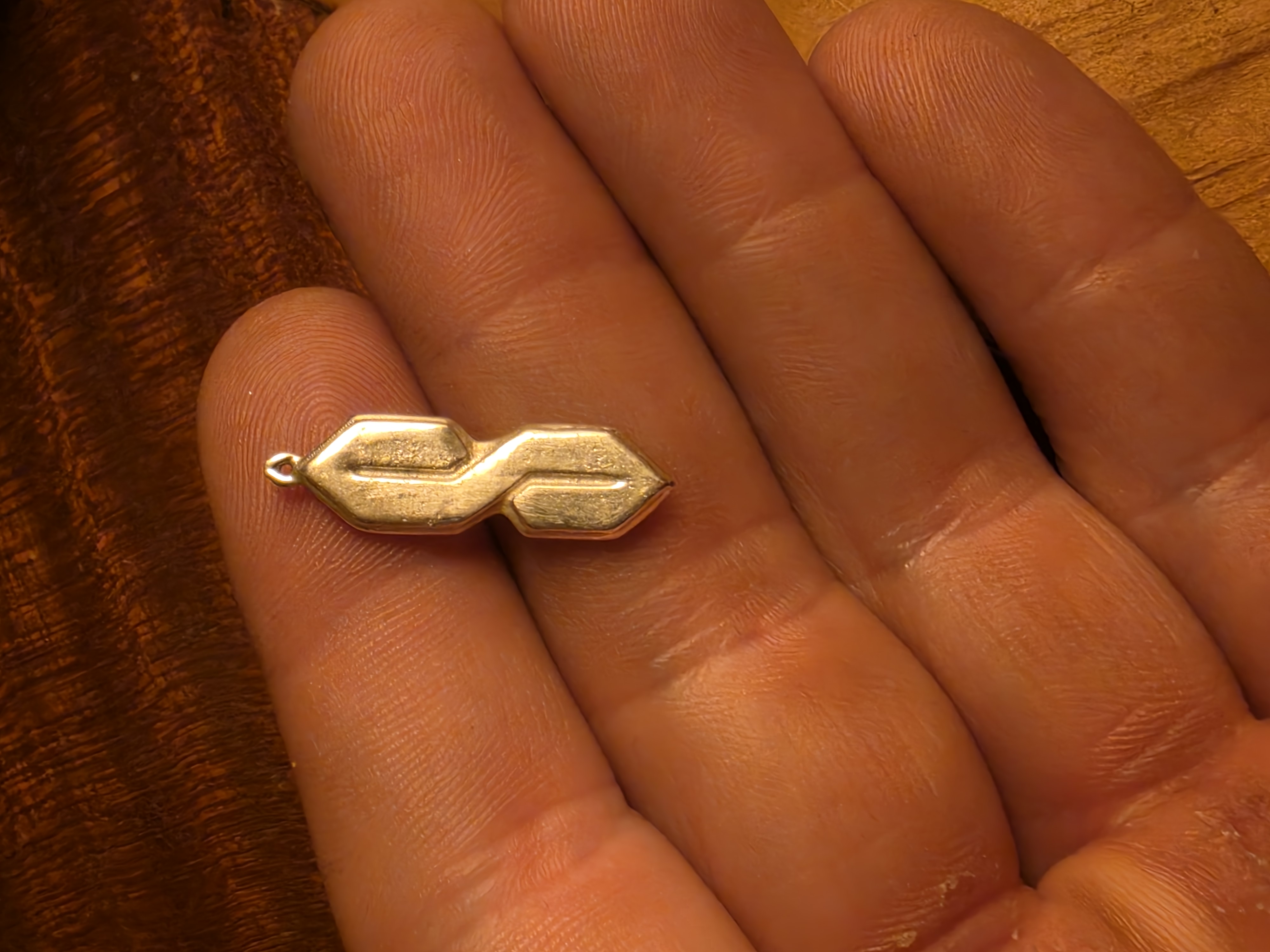 Sterling Silver S Pendant