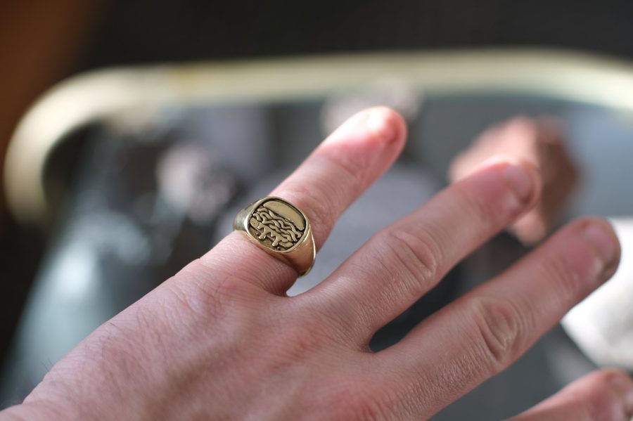 Sterling silver and brass rings — Clamdiggers Forge