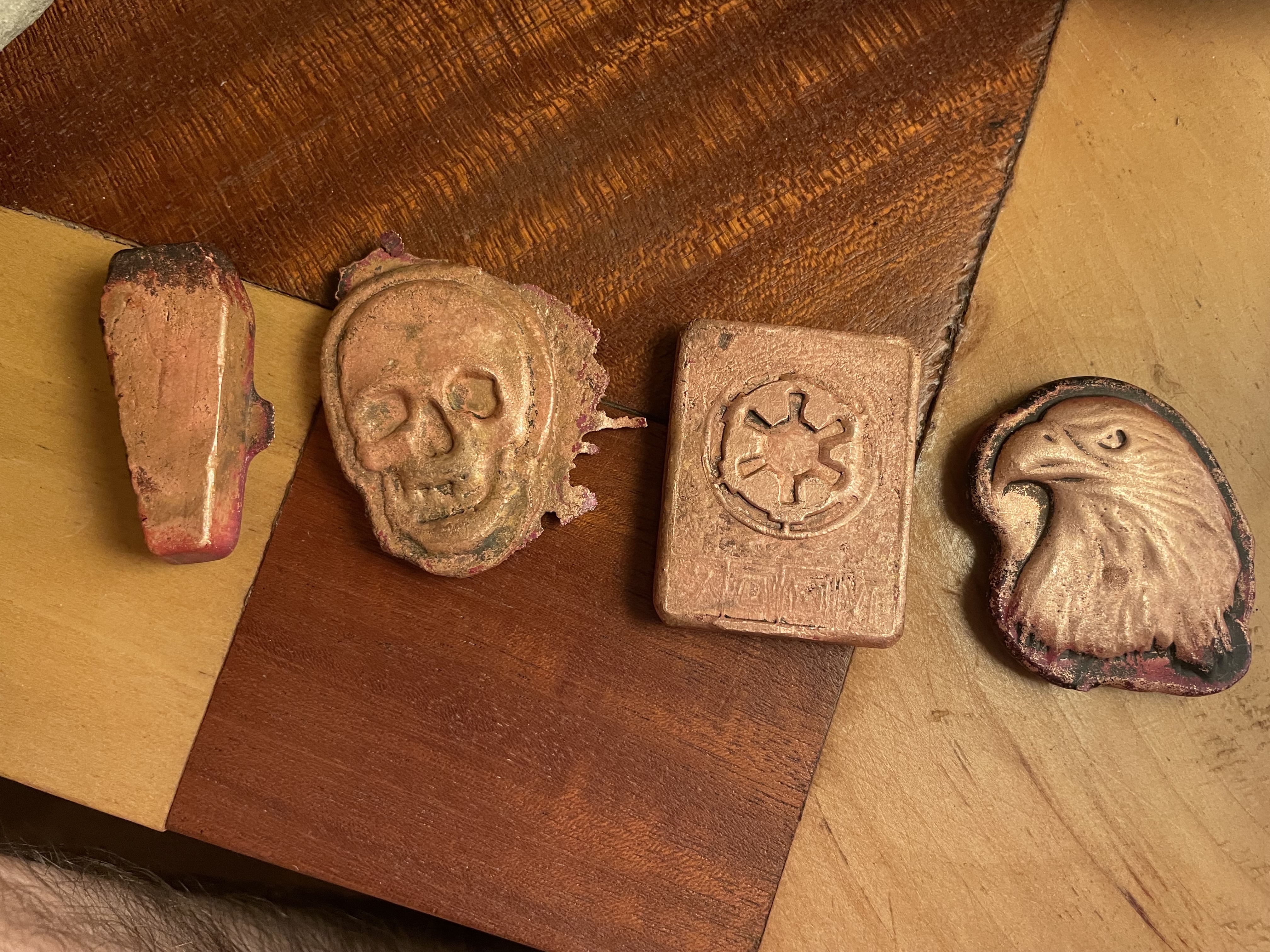Hand Poured Copper Pieces Boston